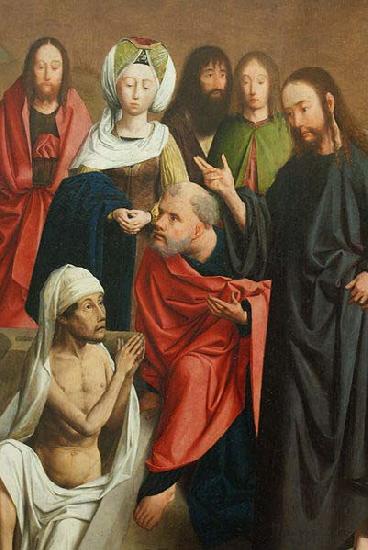 Geertgen Tot Sint Jans The resurrection of Lazarus Germany oil painting art